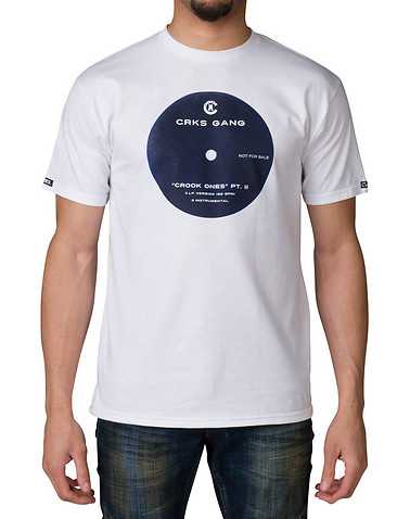 CROOKS AND CASTLES MENS White Clothing / Tops M