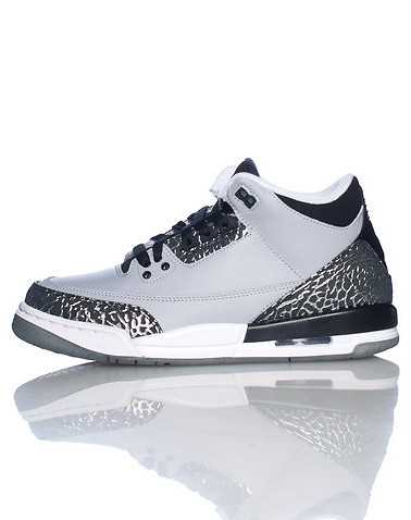 JORDAN BOYS Grey Footwear / Sneakers