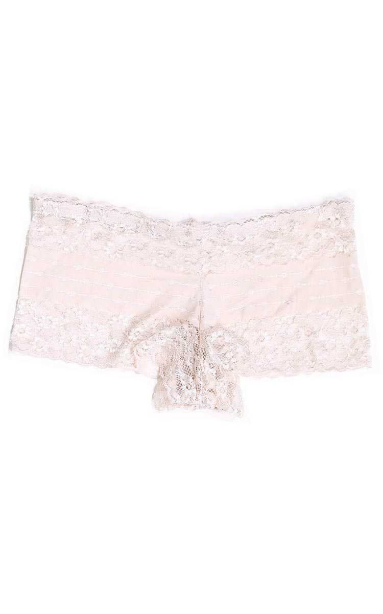 Romance Floral Lace Cheekster - MED - White in Size Medium by Styles For Less