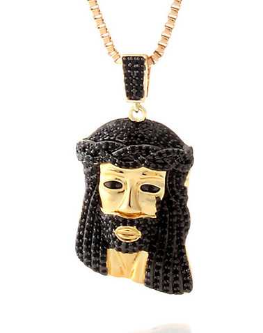 KING ICE MENS Black Accessories / Jewelry M