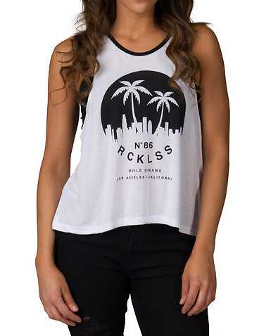 RECKLESS GIRLS WOMENS White Clothing / Tank Tops M