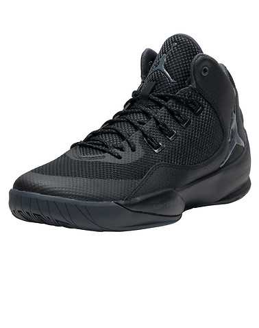JORDAN MENS Black Footwear / Sneakers