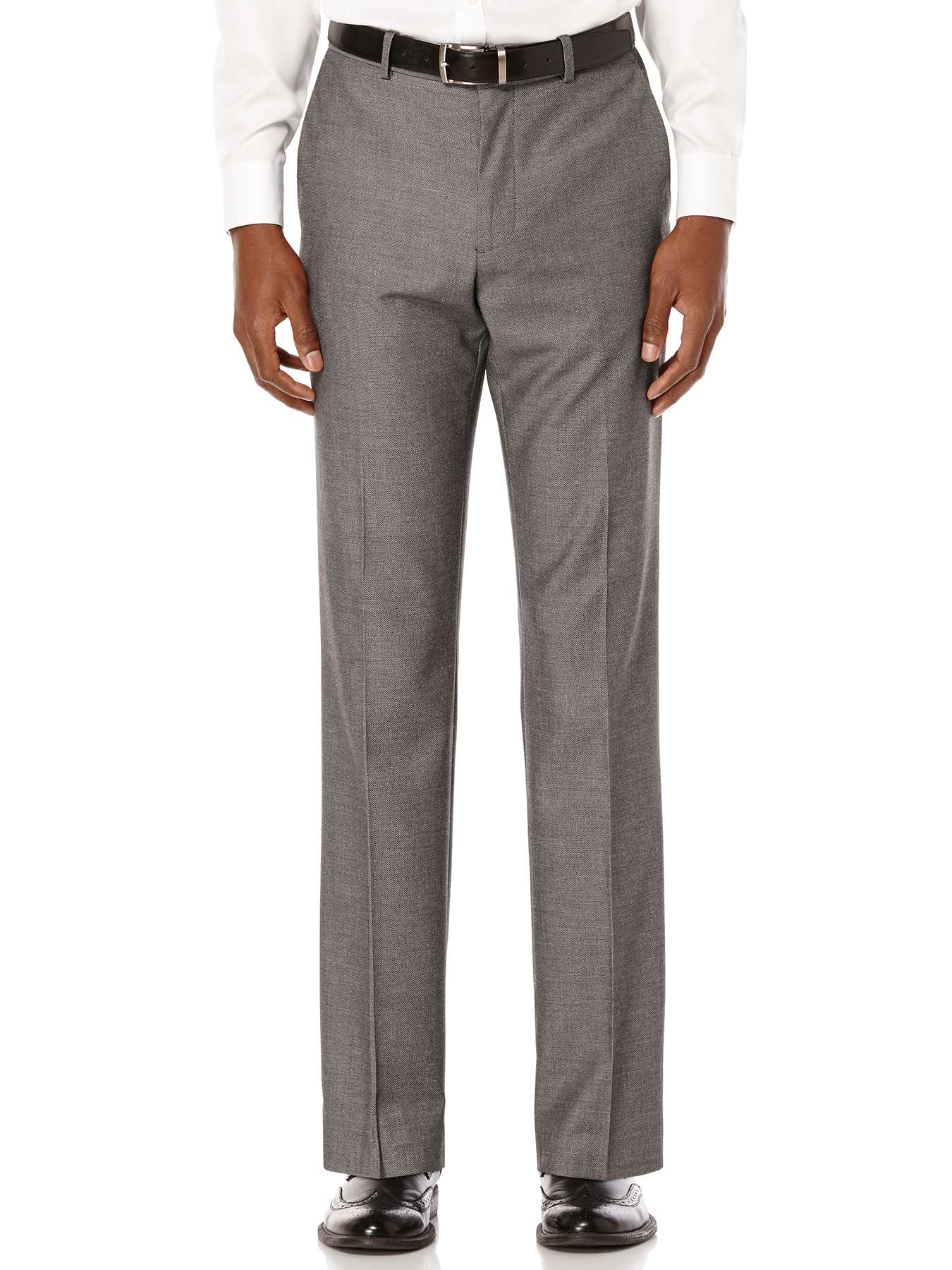 Perry Ellis Regular Fit Birdseye Suit Pant