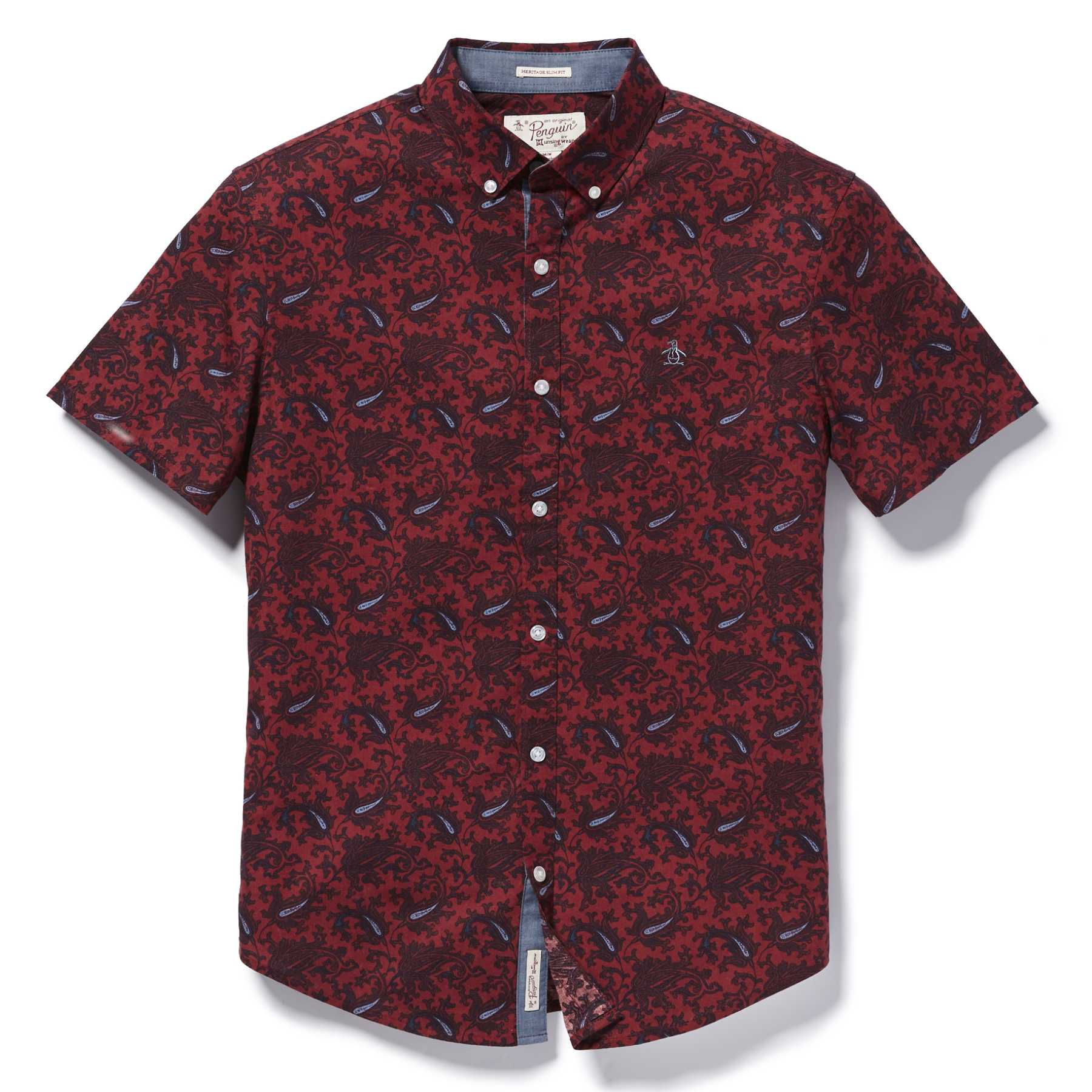 Original Penguin PAISLEY BUTTONDOWN COLLAR SHIRT