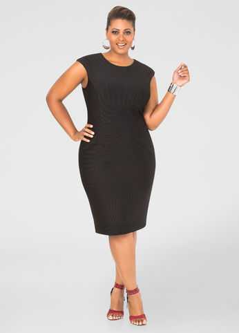 Textured Sheath Dress