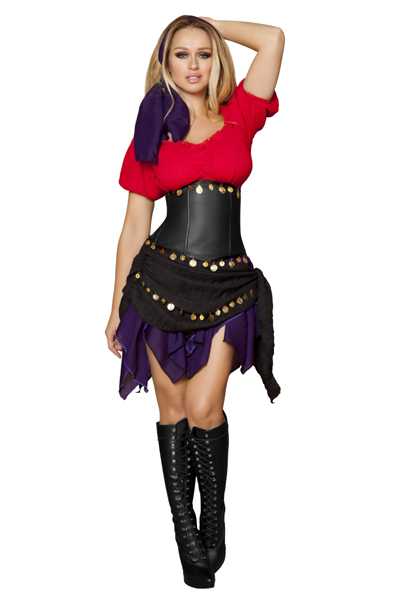 Red Purple 5pc Seductive Gypsy
