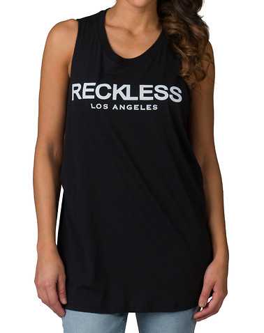 RECKLESS GIRLS WOMENS Black Clothing / Tank Tops M