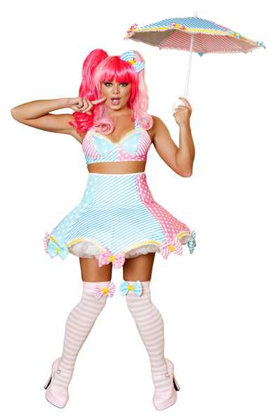 3 PC Lady Laughter Costume