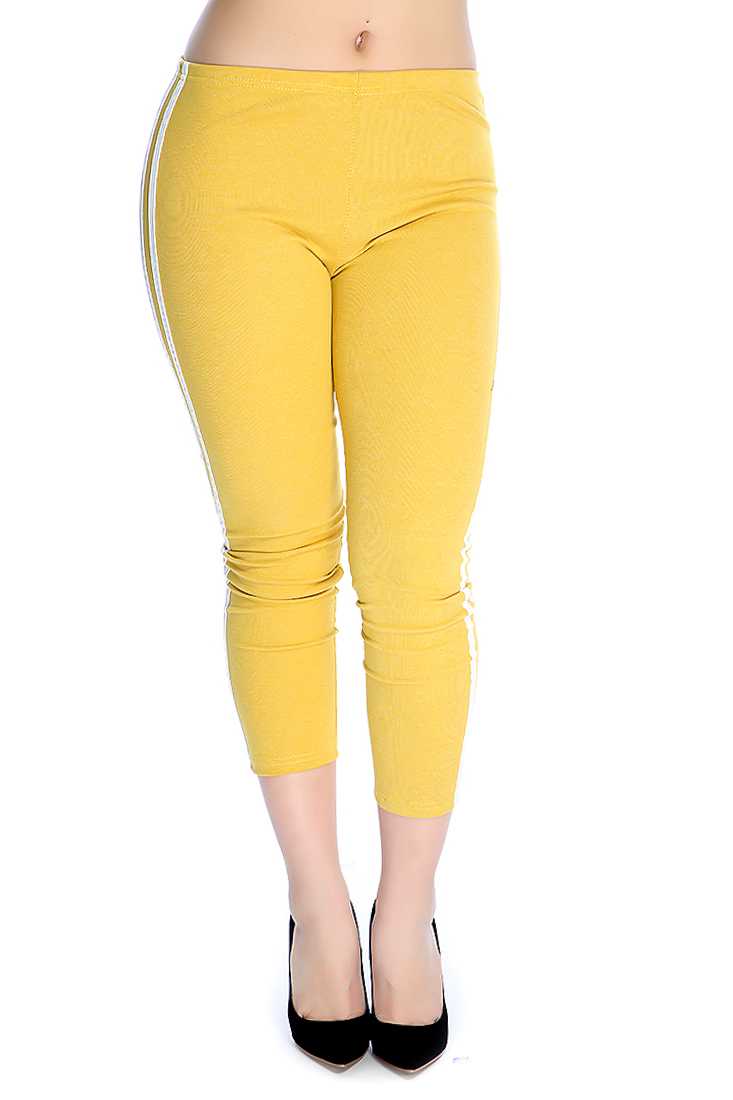 Stylish Mustard Comfortable Fitted Leggings