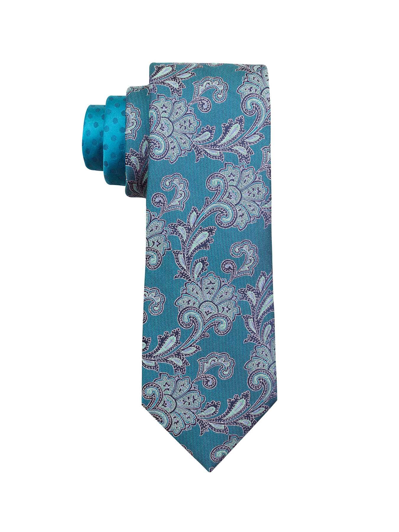 Perry Ellis Lorin Paisley Silk Tie