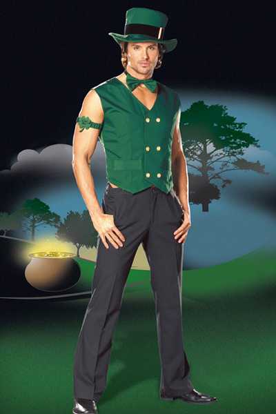 Green Get Lucky Leprechaun Costume