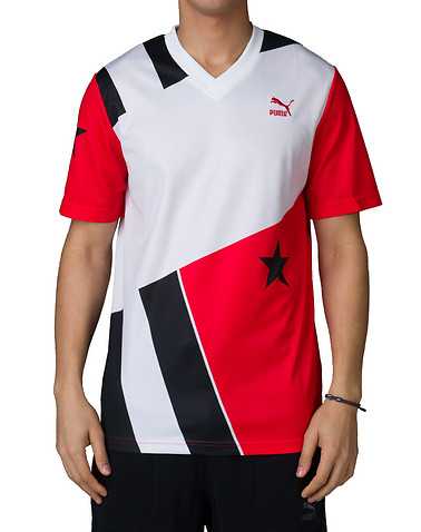 PUMA MENS Red Clothing / Tops S