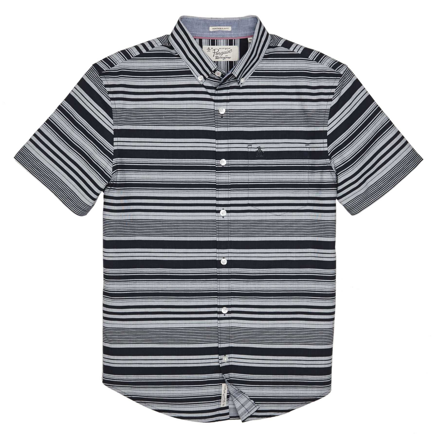 Original Penguin END ON END STRIPE SHIRT