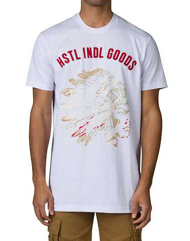 HUSTLE GANG MENS White Clothing / Tops S