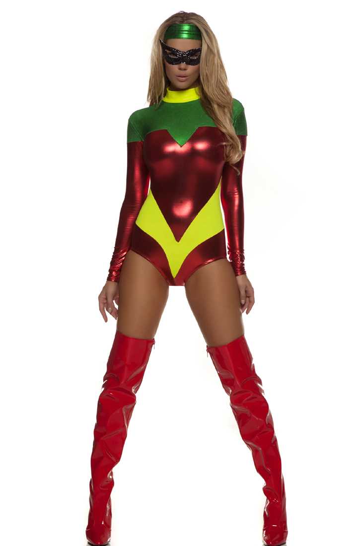 Astonishing Accomplice Superhero Sexy Costume