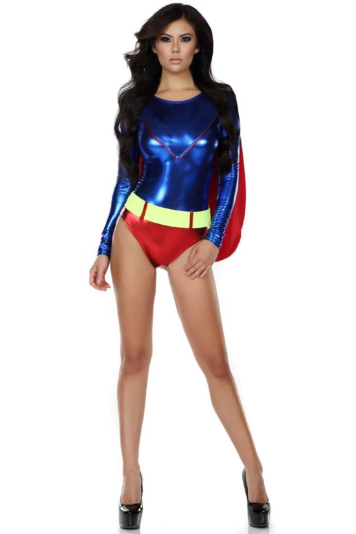 Dashing Defeather Bodysuit Sexy Superhero Costume