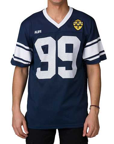 ALIFE MENS Dark Blue Clothing / Tops L