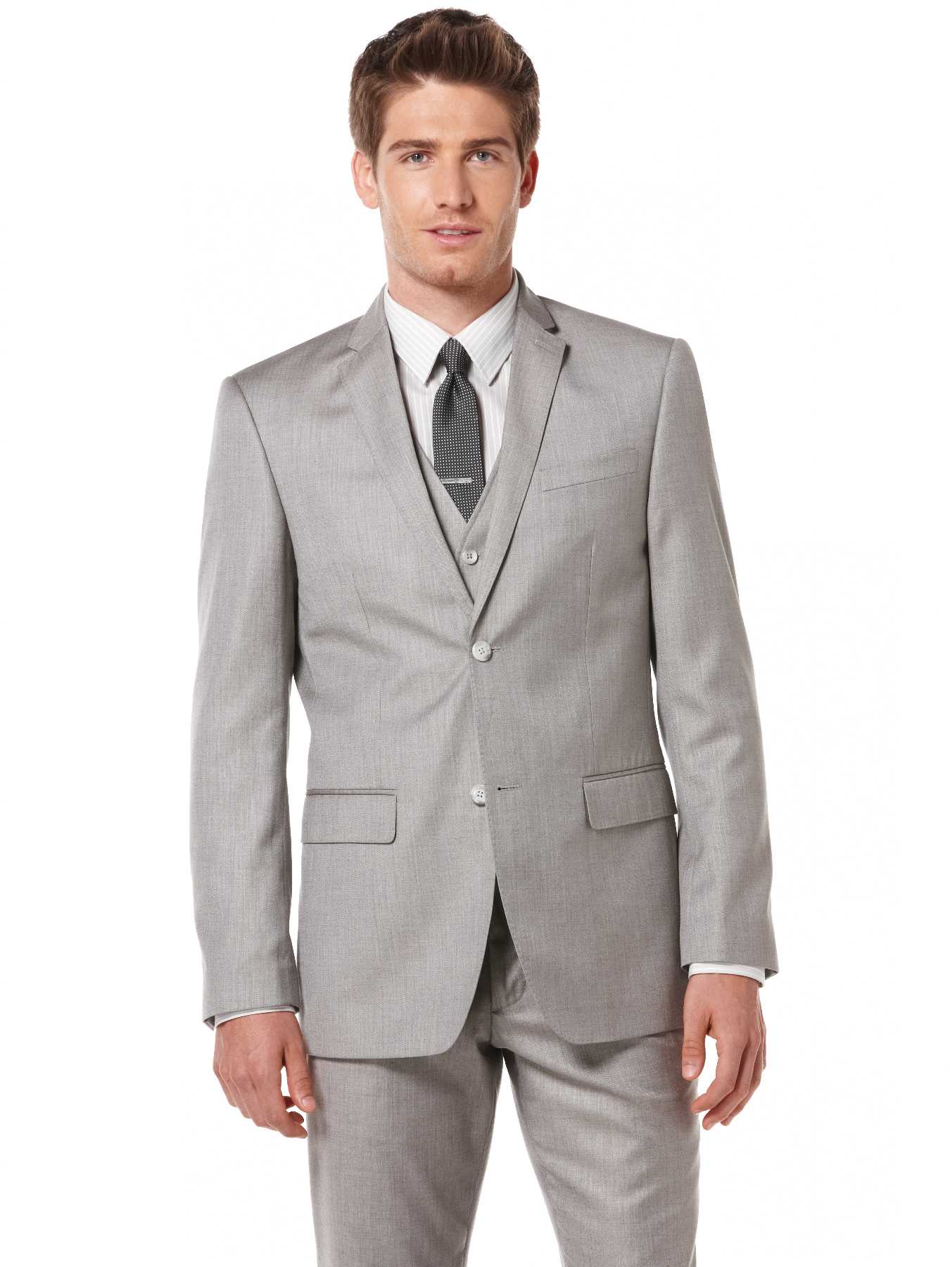 Perry Ellis Textured Suit Jacket