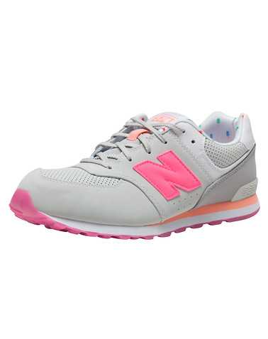 NEW BALANCE GIRLS Grey Footwear / Sneakers