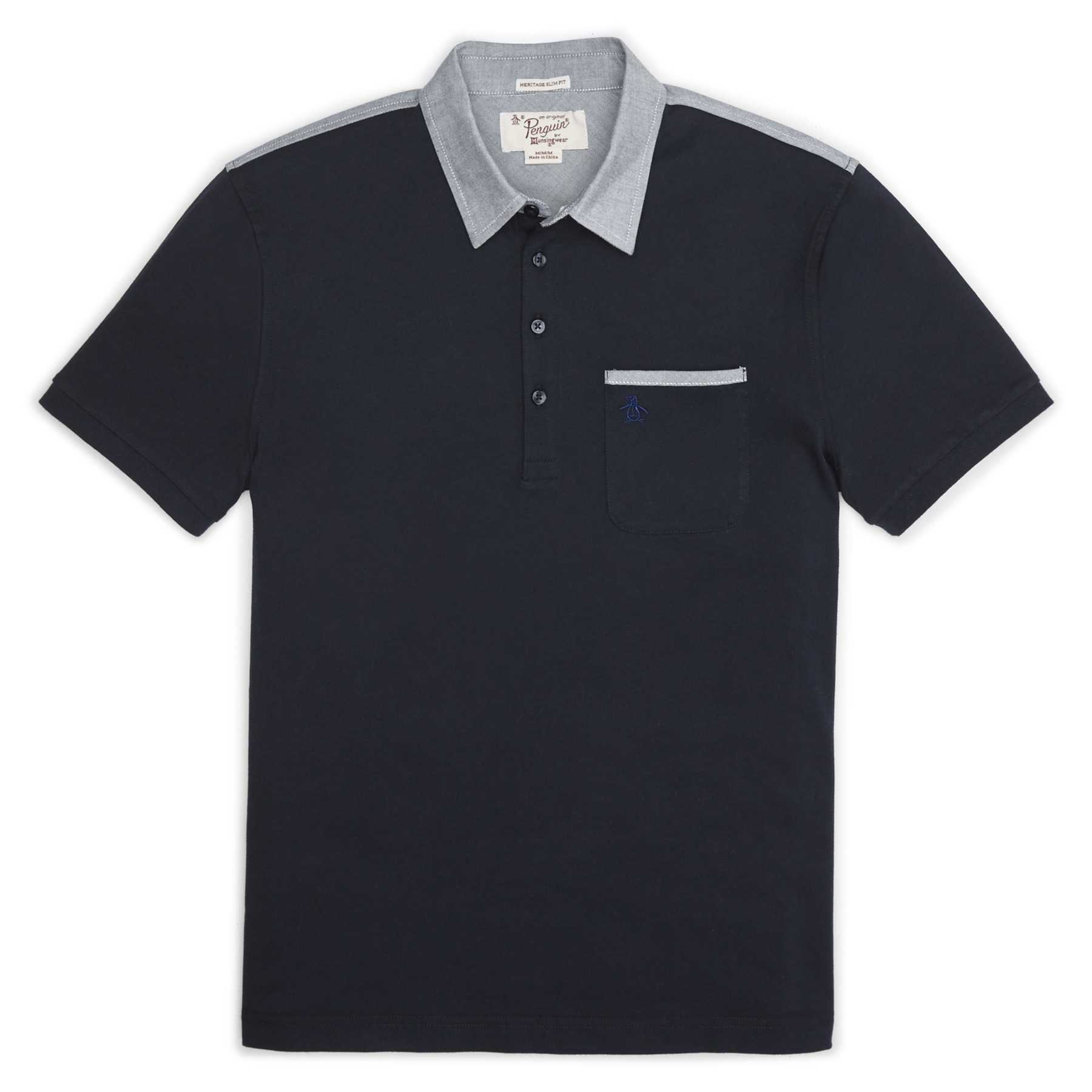 Original Penguin OXFORD COLLAR POLO