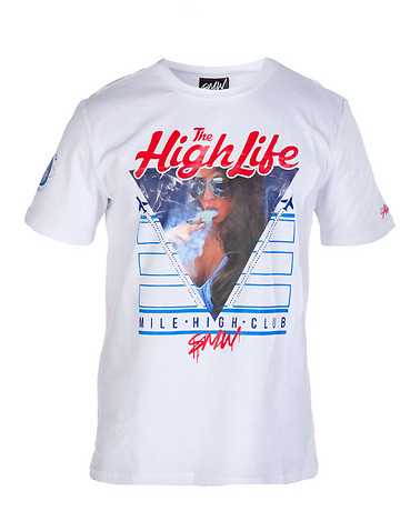 DOUBLE NEEDLE MENS White Clothing / Tees and Polos S