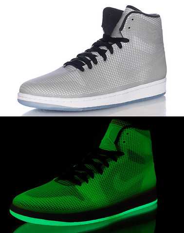 JORDAN MENS Silver Footwear / Sneakers