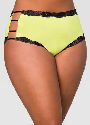 Lace Trim Micro Hipster Panty