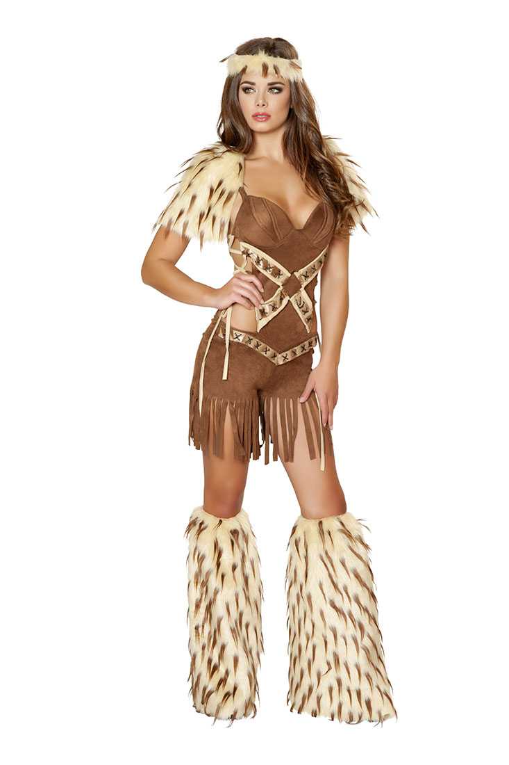 2pc Native American Warrior Costume