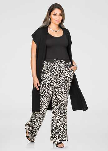 Geometric Palazzo Pant