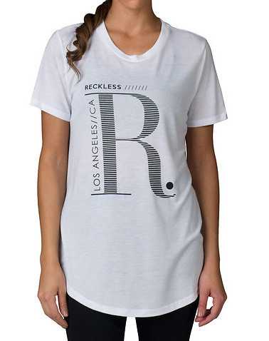 RECKLESS GIRLS WOMENS White Clothing / Tops M