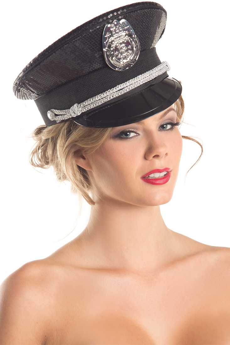 Police Sequin Hat
