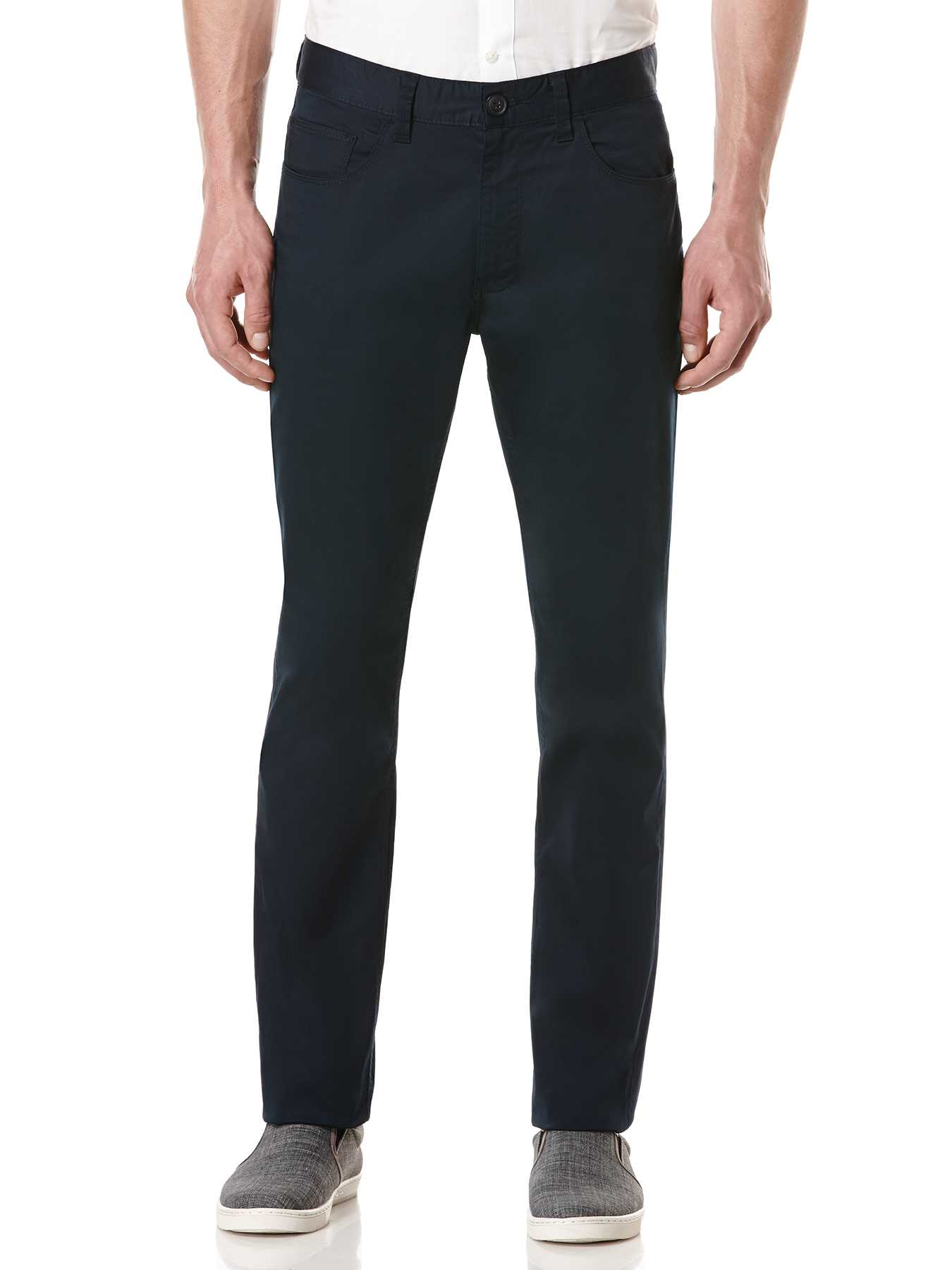 Perry Ellis Slim Fit Stretch Satin Denim
