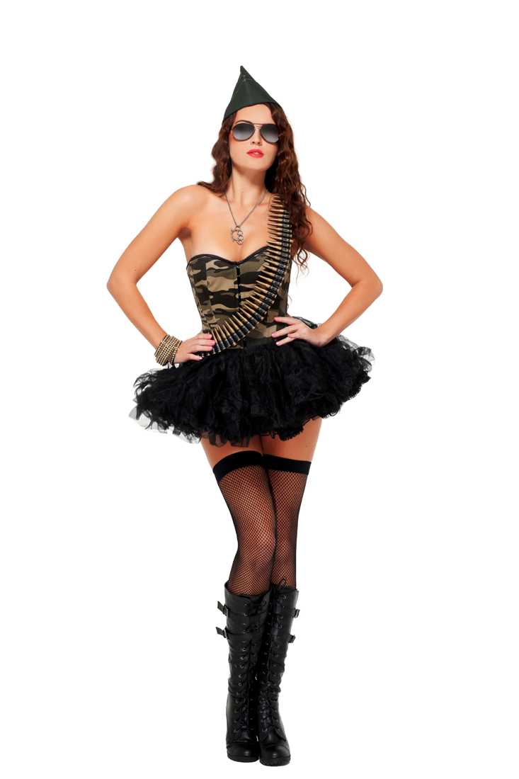 Green Militant Muse Costume