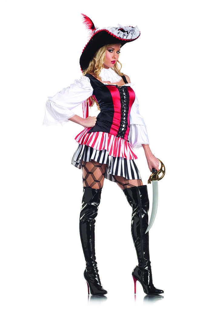 6pc. Deluxe Sexy Pirate Buccaneer Costume