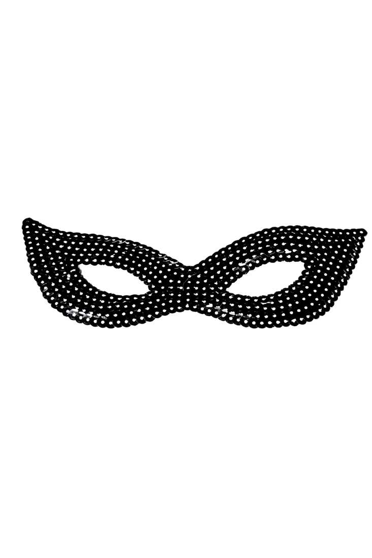 Black Sequin Mash Costume Accessory