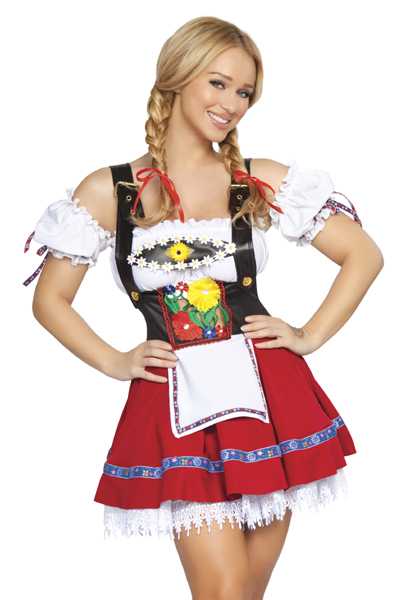 3 PC Fraulein Sweetheart Costume