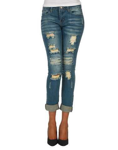 ESSENTIALS WOMENS Blue Clothing / Jeans