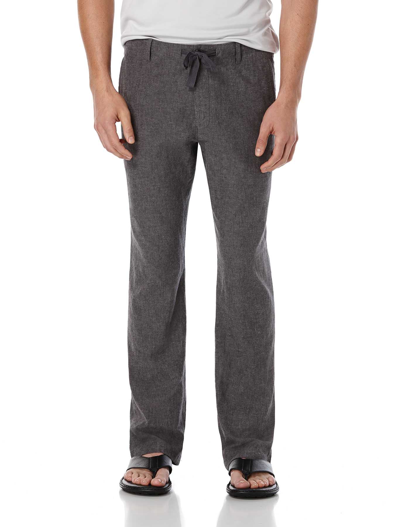 Perry Ellis Linen Drawstring Pant