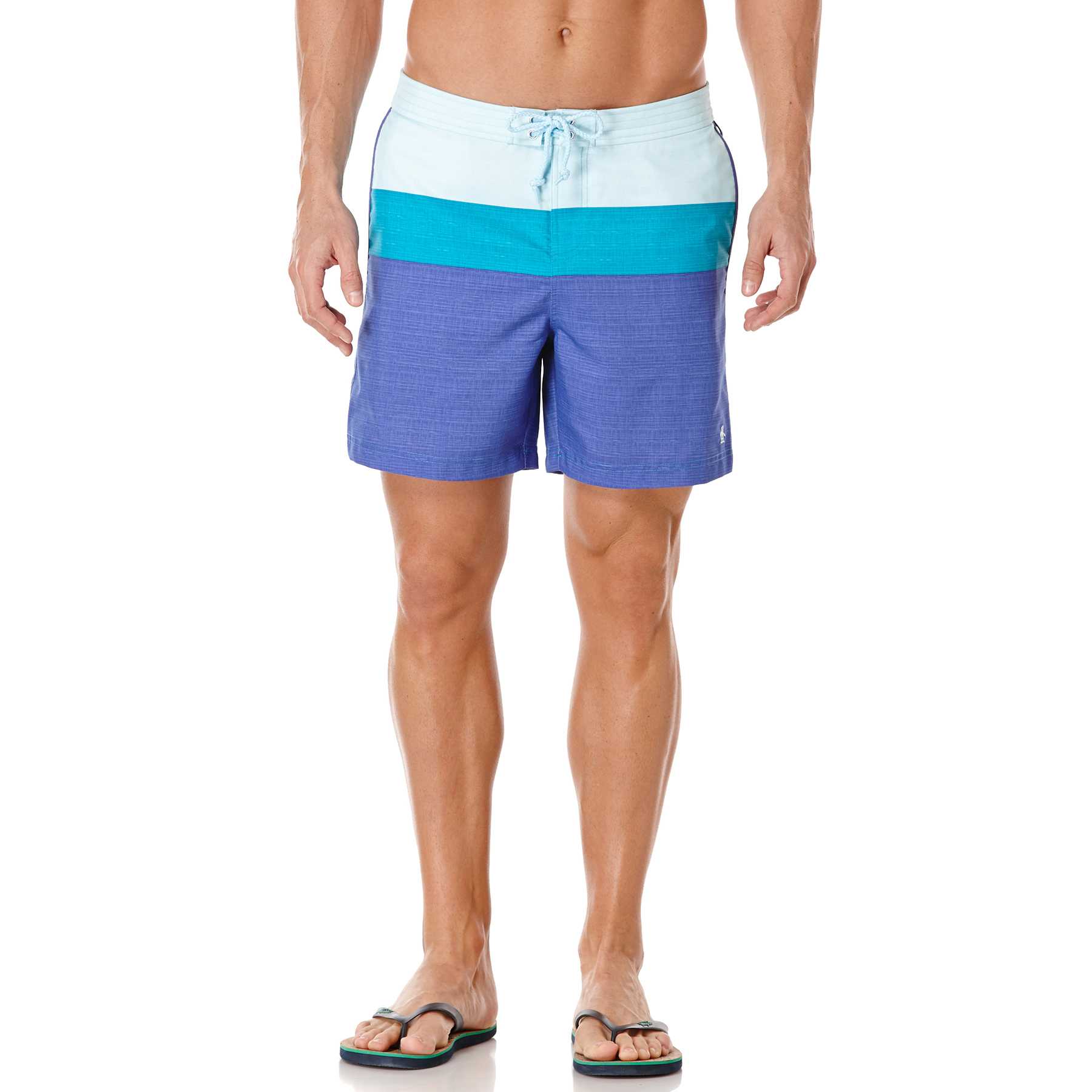 Original Penguin TRI COLOR STRIPE VOLLEY SWIM
