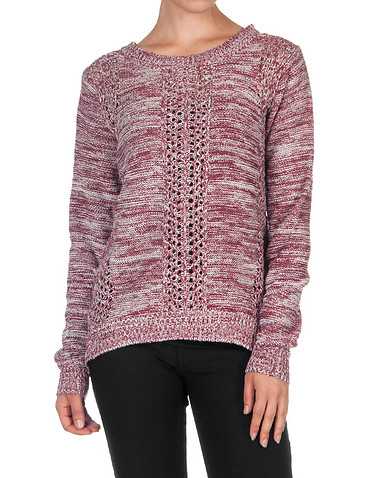 ESSENTIALS WOMENS Burgundy Clothing / Sweaters