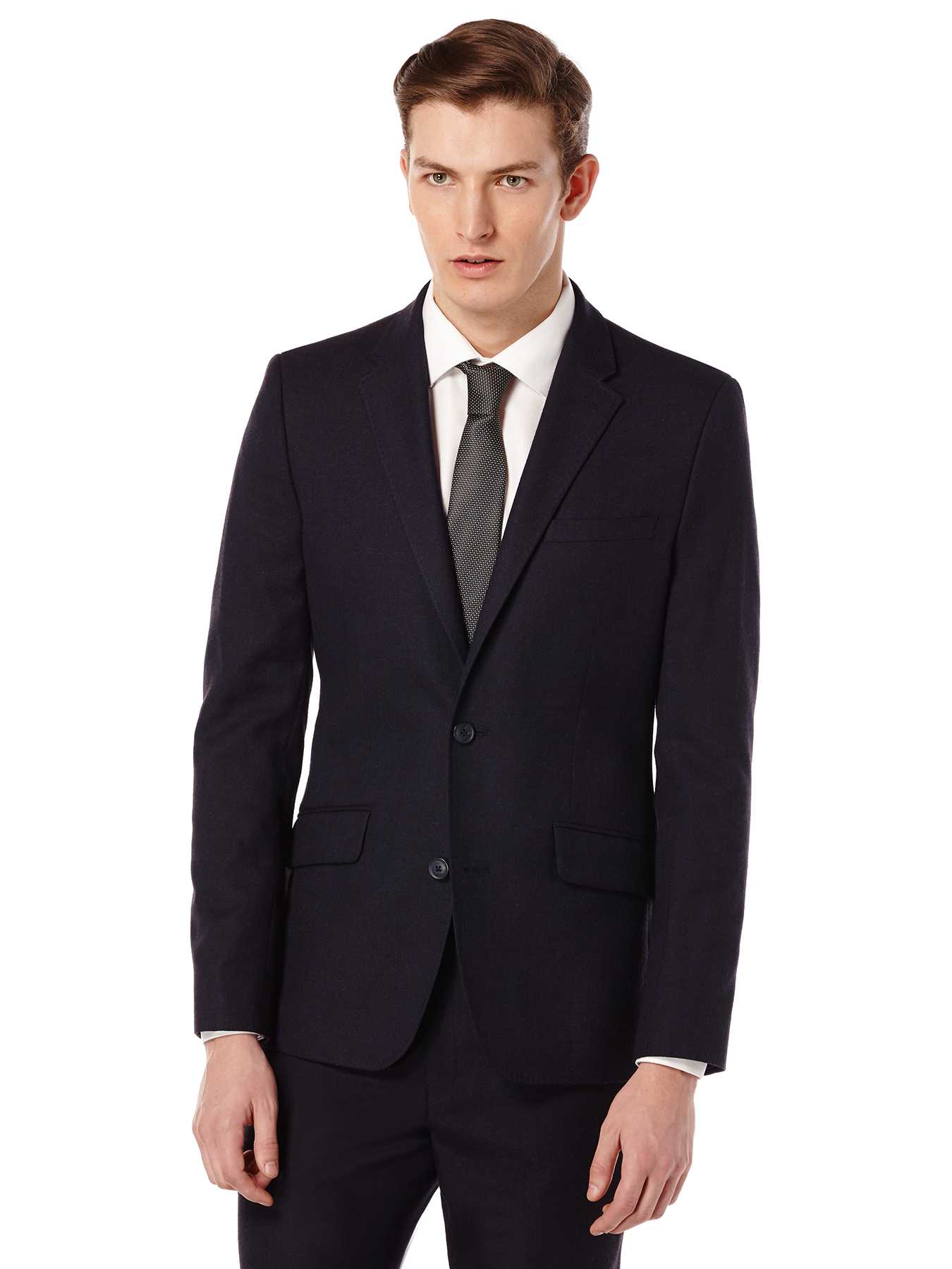 Perry Ellis Very Slim Solid Texture Suit Jacket