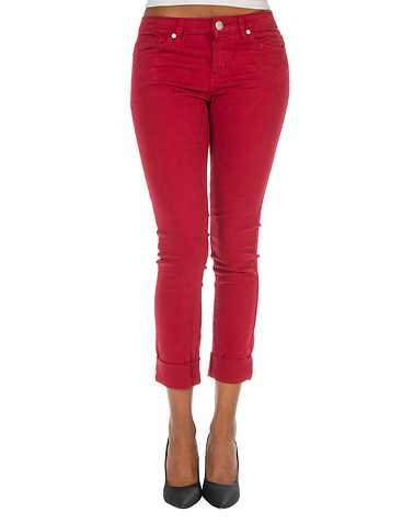 ESSENTIALS WOMENS Burgundy Clothing / Bottoms 5