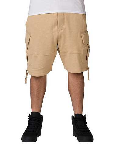 HUSTLE GANG MENS Beige-Khaki Clothing / Bottoms