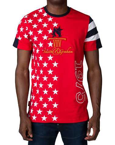 SMITH AND GRAHAM MENS Red Clothing / Tops