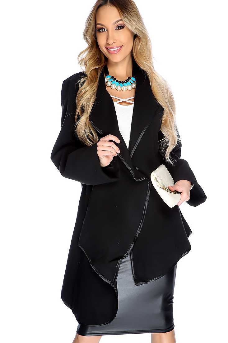 Black Long Sleeve Coat