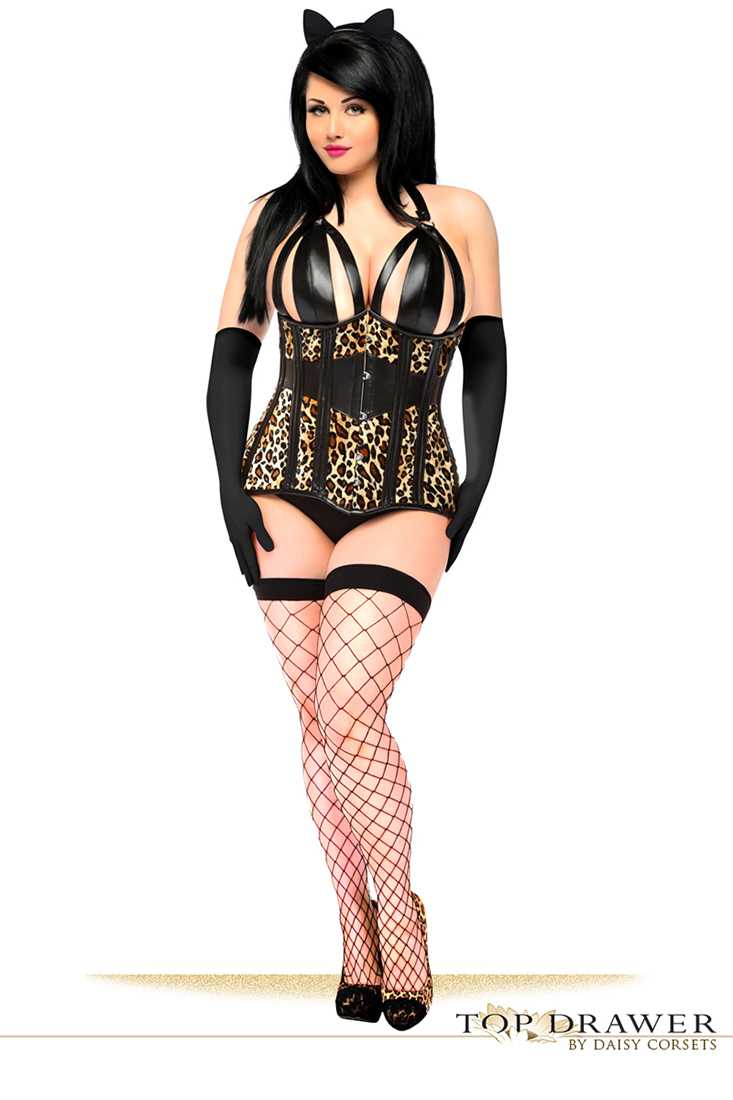 3 PC Exotic Leopard Costume Plus