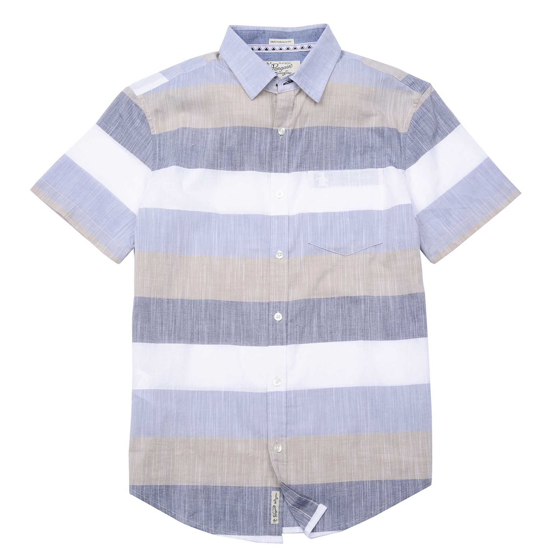 Original Penguin STRIPE CHAMBRAY SHIRT