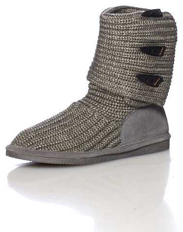 BEARPAW WOMENS Grey Footwear / Boots 5