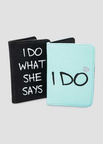 Mr. And Mrs. Newlywed Passport Case