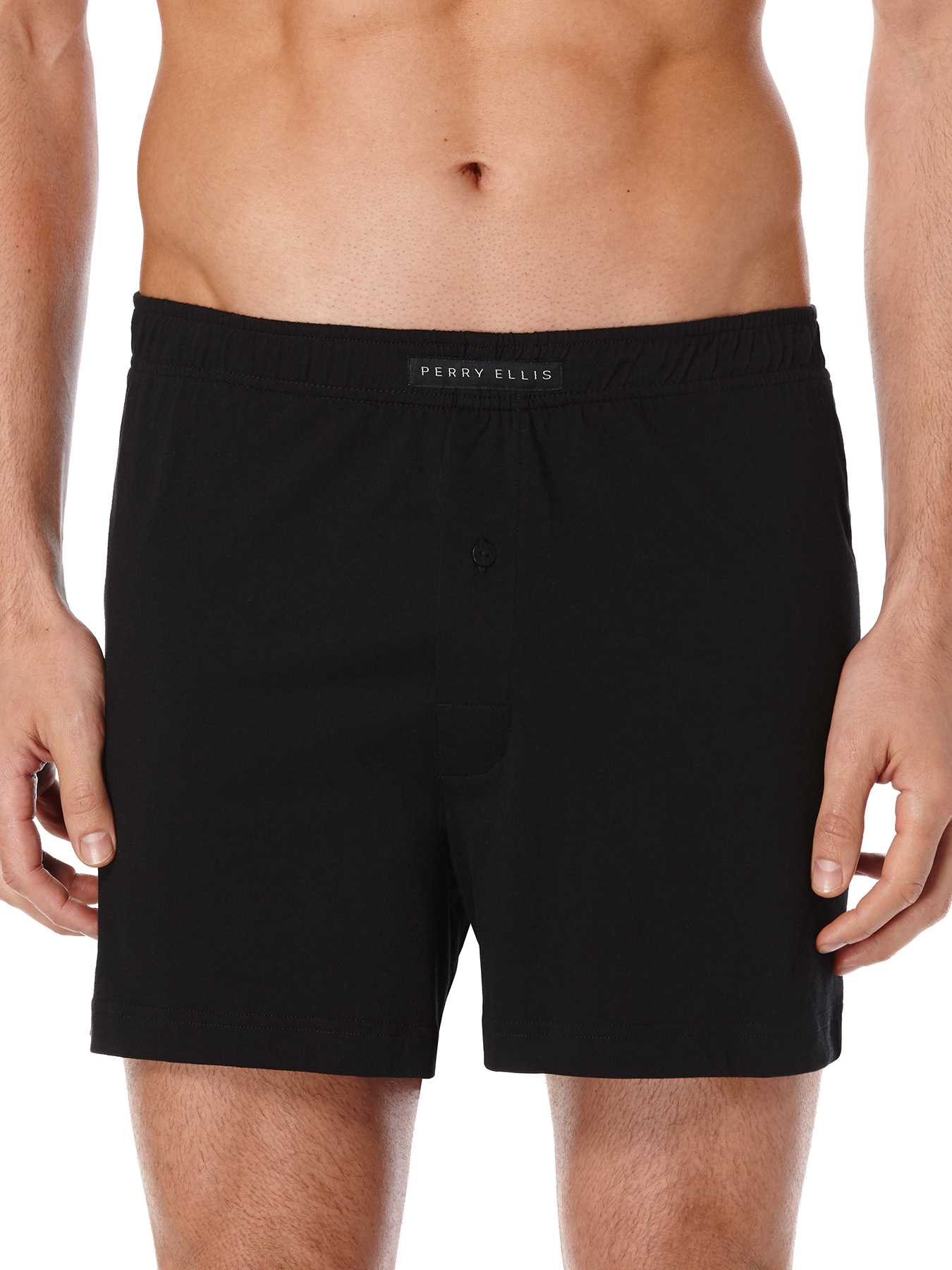 Perry Ellis Solid Knit Boxer Short